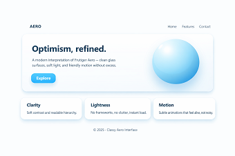 Preview 01 — Aero landing